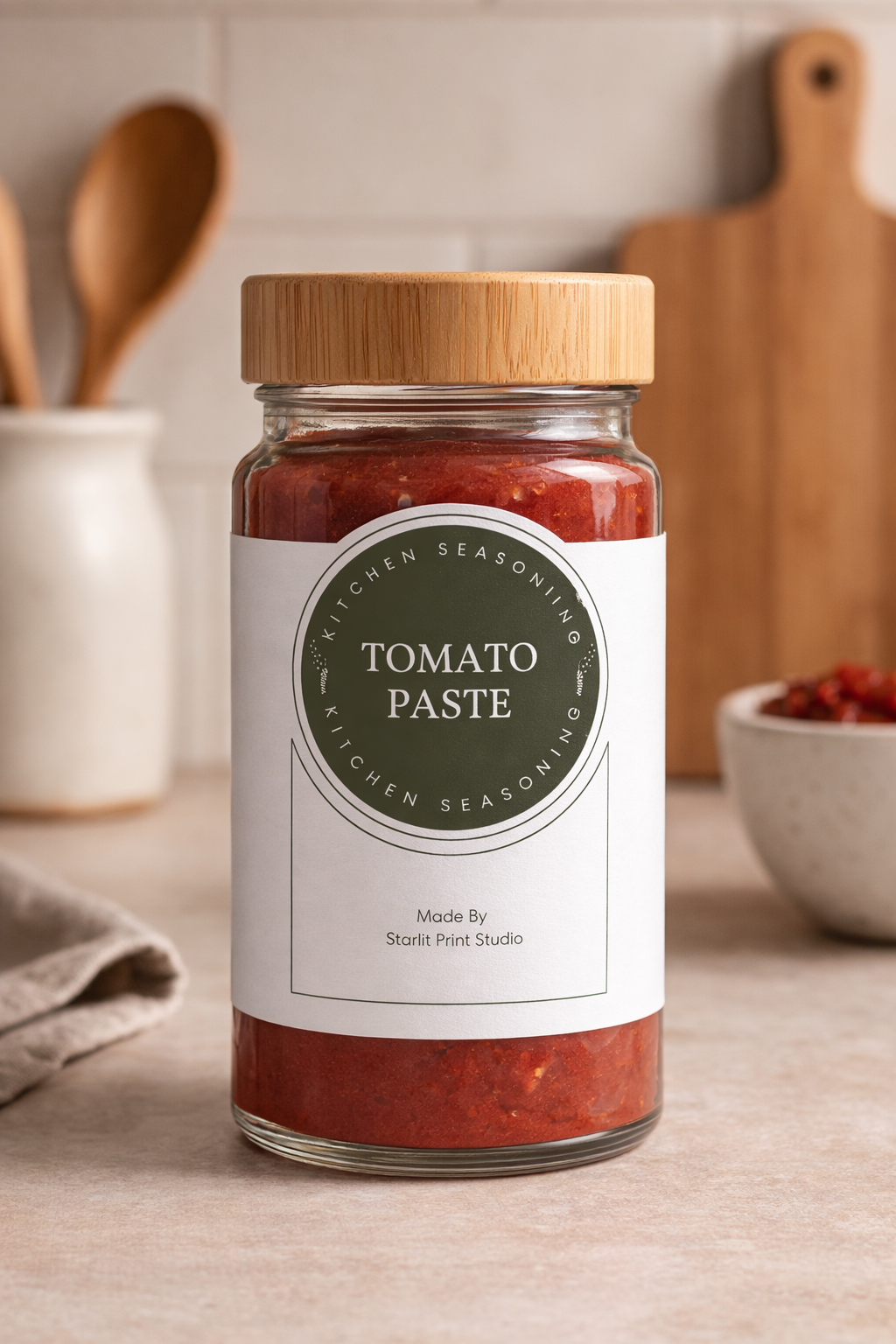 40 Kitchen Seasoning Labels - Canva Template