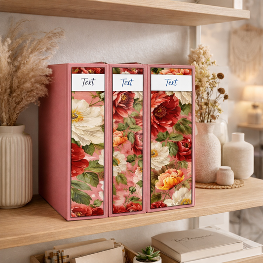 Imperial Bloom Binder Spine Cover