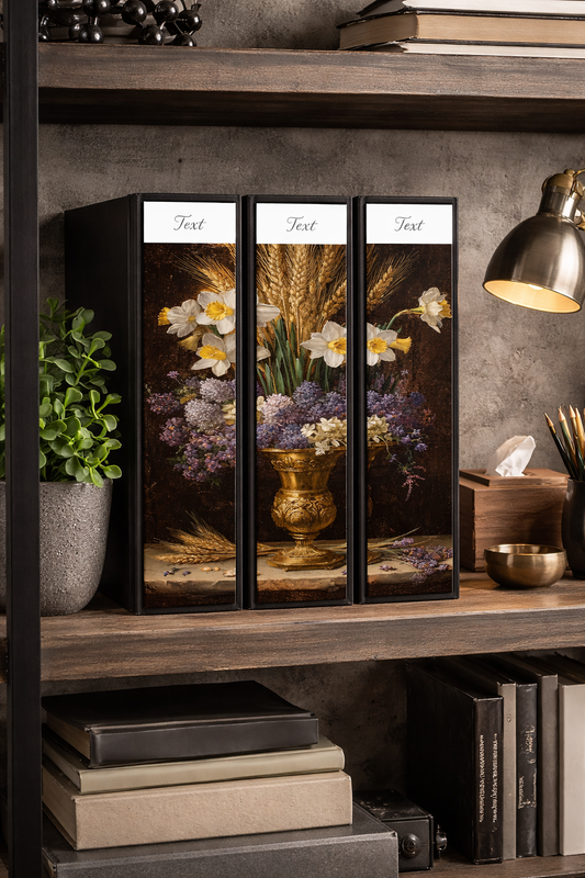 Harvest Elegance Binder Spine Cover
