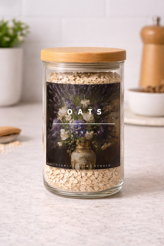 Starlit Lavender Pantry Collection (40 Labels) (46X50MM)
