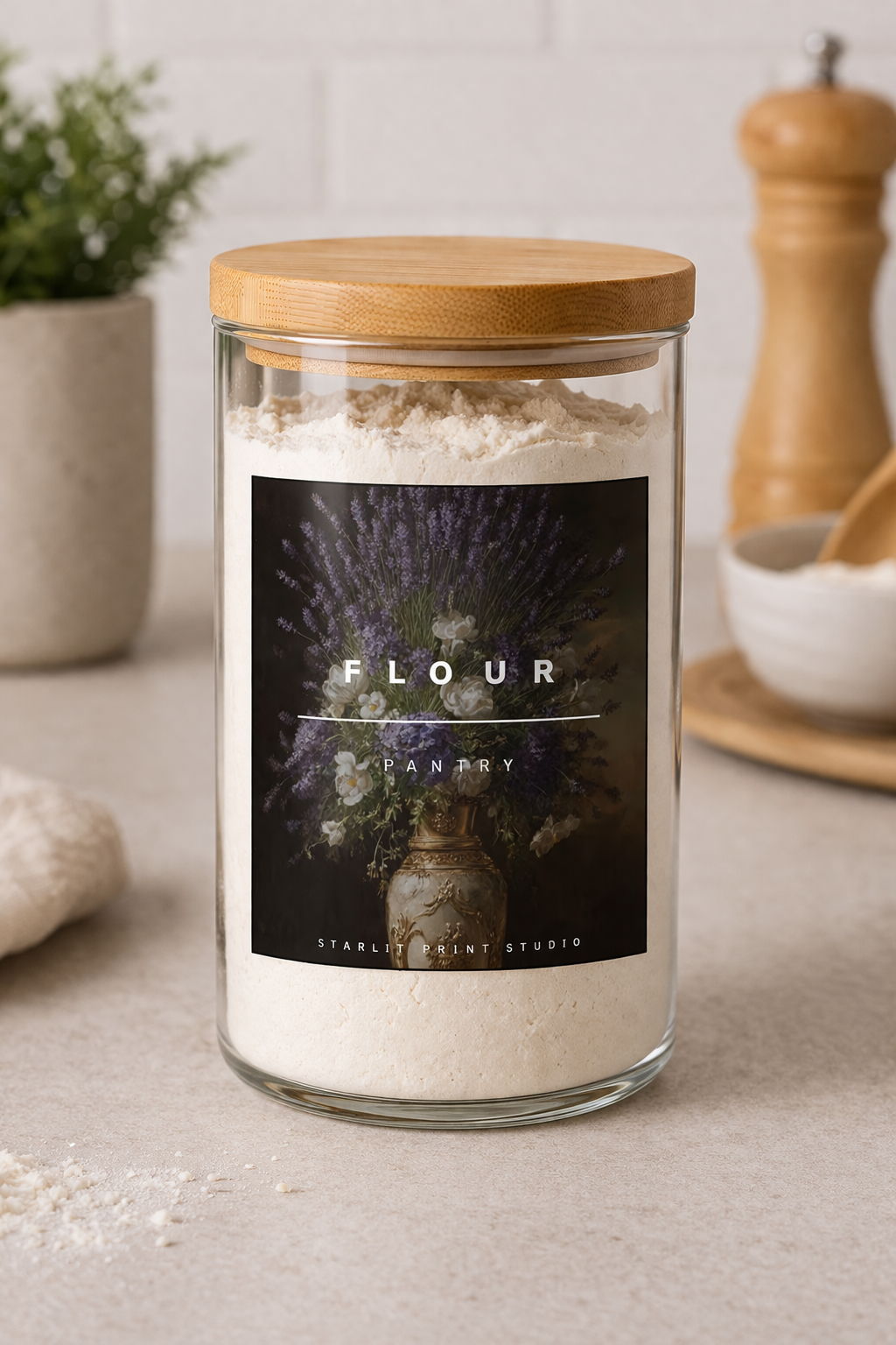 Starlit Lavender Pantry Collection (40 Labels) (46X50MM)