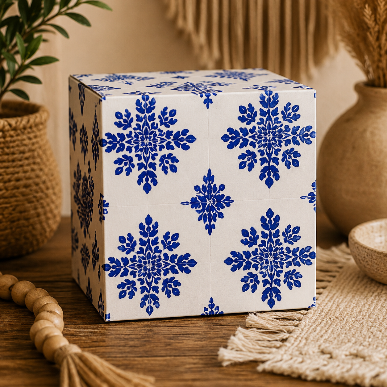 Blue Willow Printable Gift Box Bundle (14 Designs) | A4 & A3 Folding Box Templates