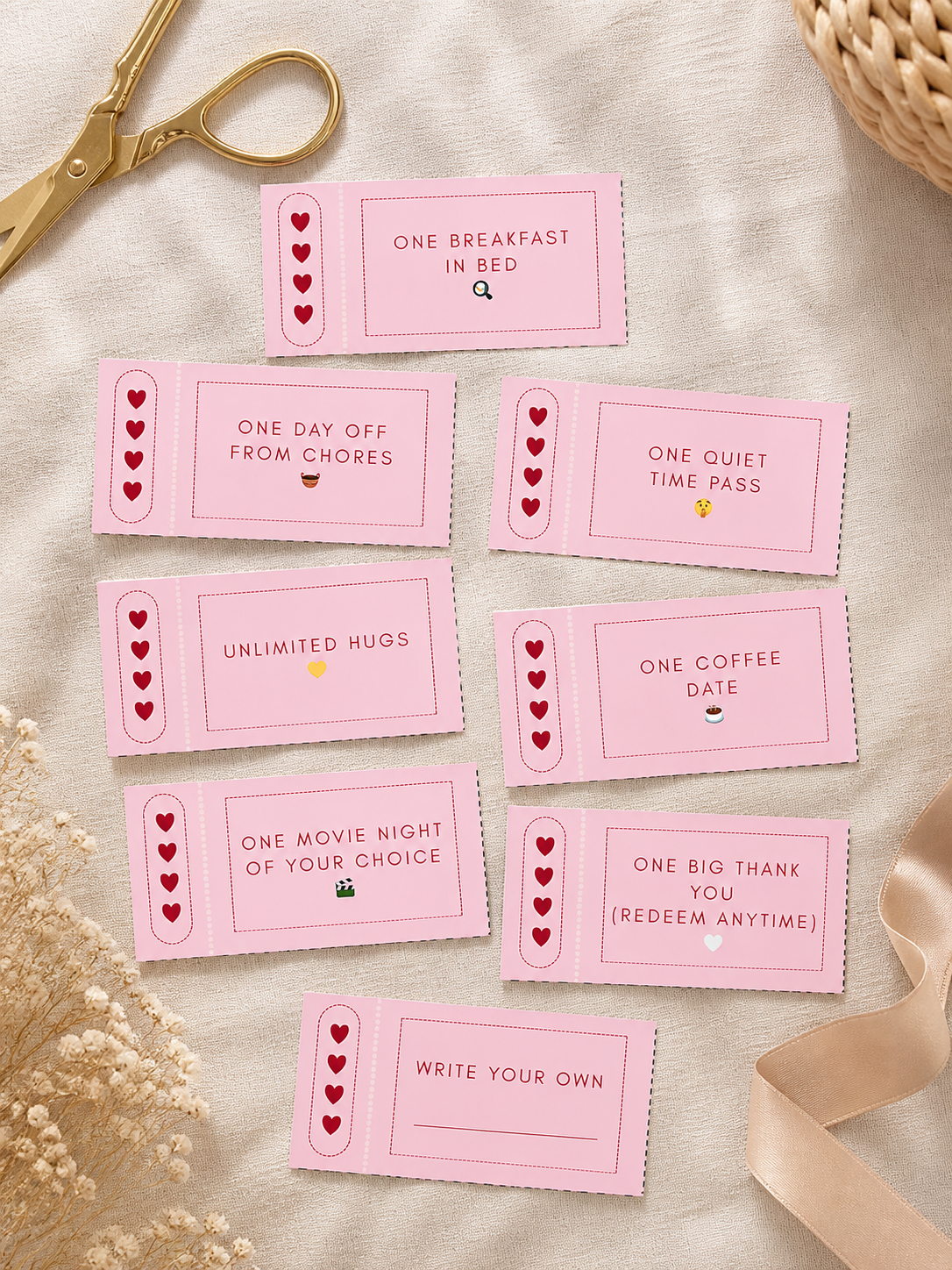 Mother’s Day Printable Bundle | Emotional Gift for Mom | Letter for Mom | Coupon Book | Instant Download Gift