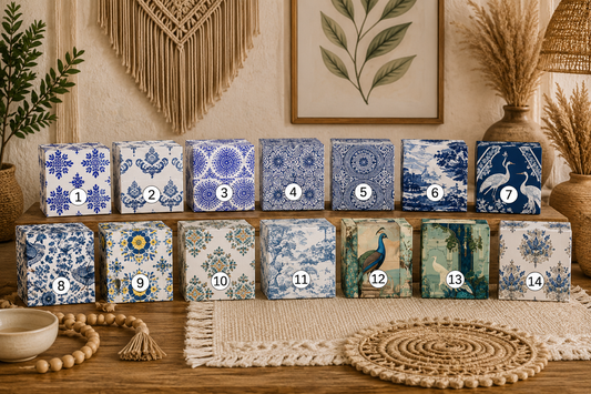 Blue Willow Printable Gift Box Bundle (14 Designs) | A4 &amp; A3 Folding Box Templates