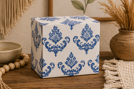 Blue Willow Printable Gift Box Bundle (14 Designs) | A4 &amp; A3 Folding Box Templates