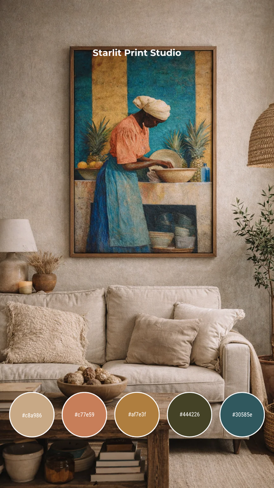 Free Warm Neutral & Teal Color Palette Set | Luxury Interior & Branding Color Combinations (Instant Download)