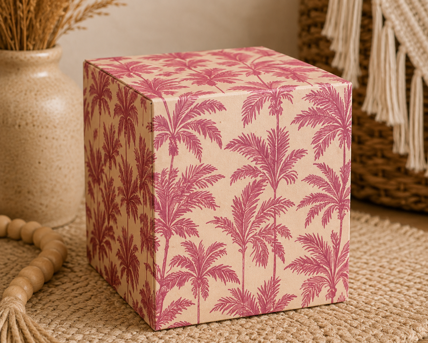 Pink Floral Gift Box Templates Bundle (14 Designs) | Printable A4 & A3 DIY Packaging