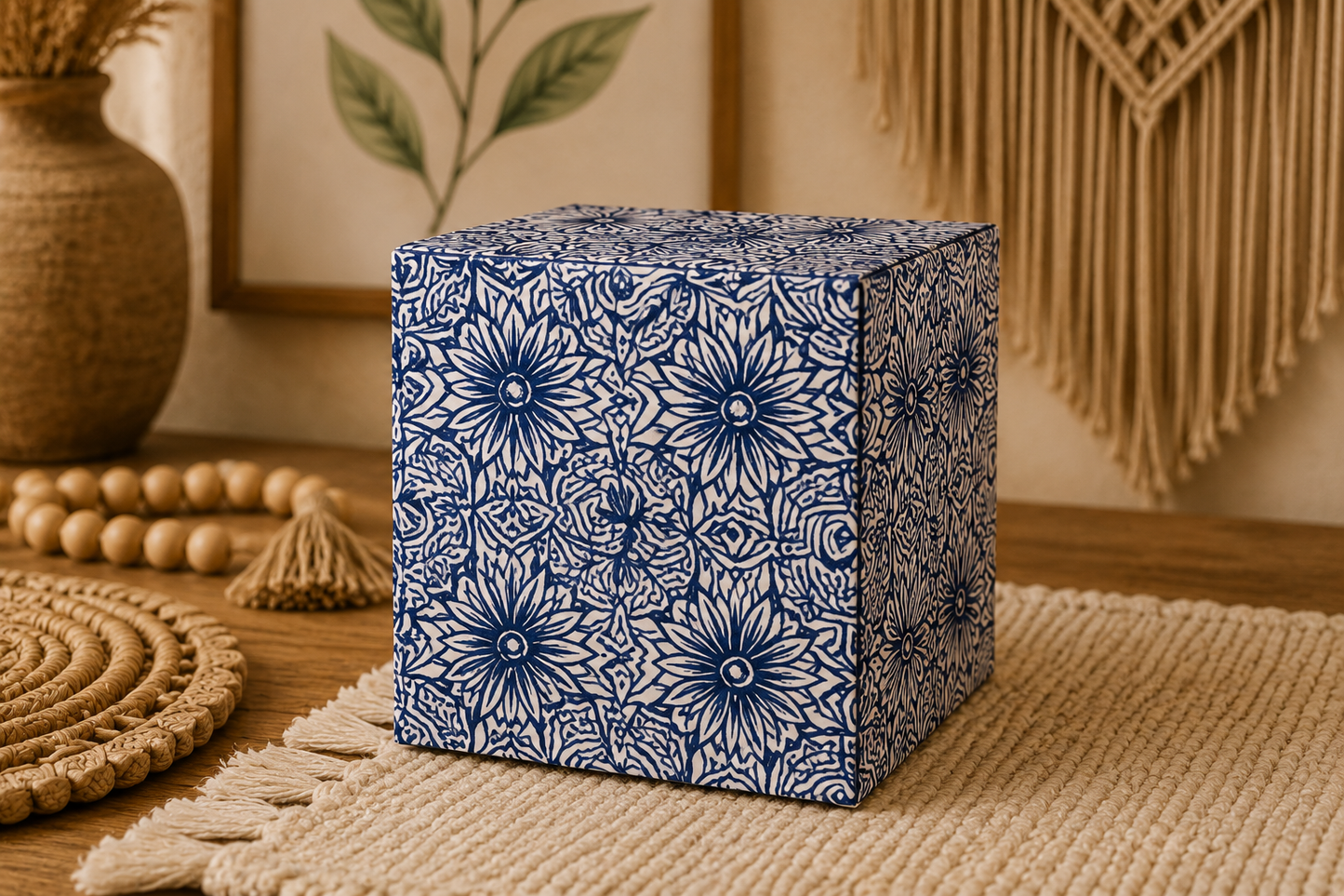 Blue Willow Printable Gift Box Bundle (14 Designs) | A4 &amp; A3 Folding Box Templates