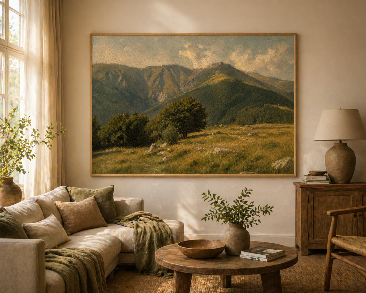 Stay Here Awhile – Large Landscape Printable Wall Art (A0 118×84 cm)