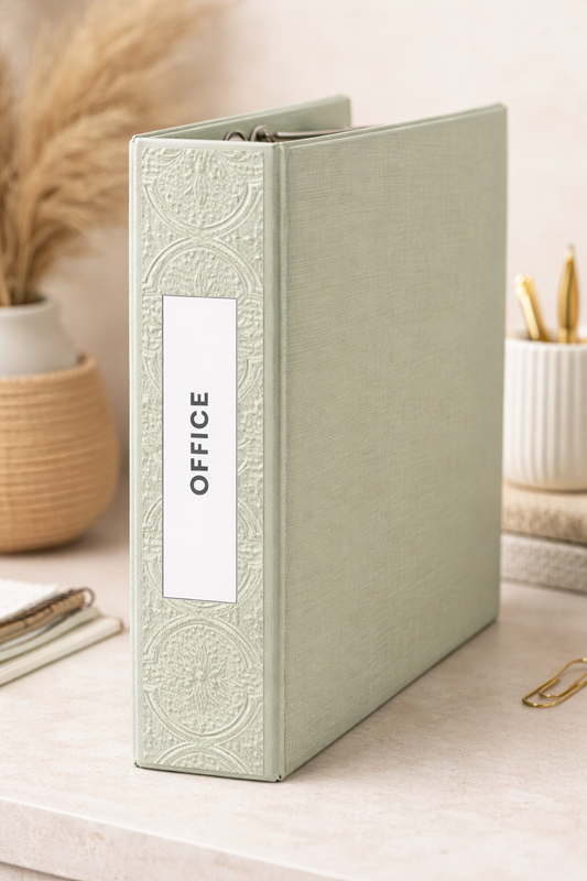 Verdant Heirloom Binder Spine Cover