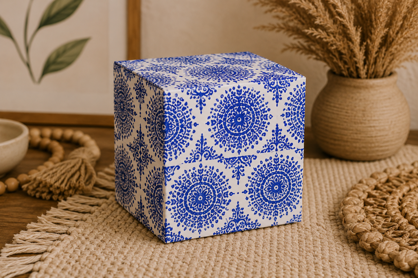 Blue Willow Printable Gift Box Bundle (14 Designs) | A4 &amp; A3 Folding Box Templates