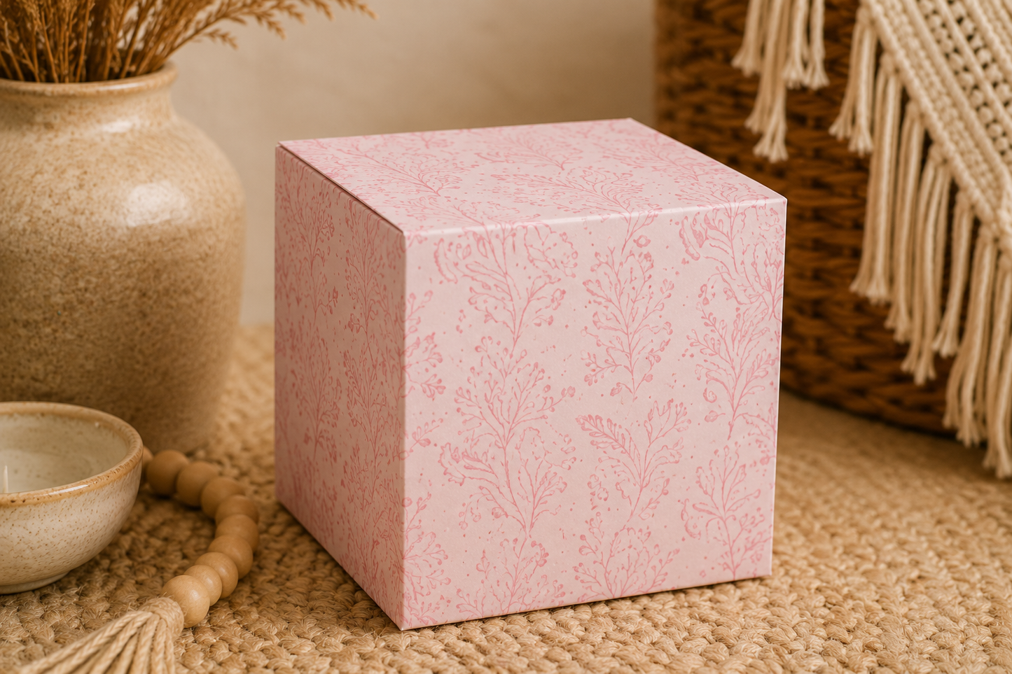 Pink Floral Gift Box Templates Bundle (14 Designs) | Printable A4 & A3 DIY Packaging
