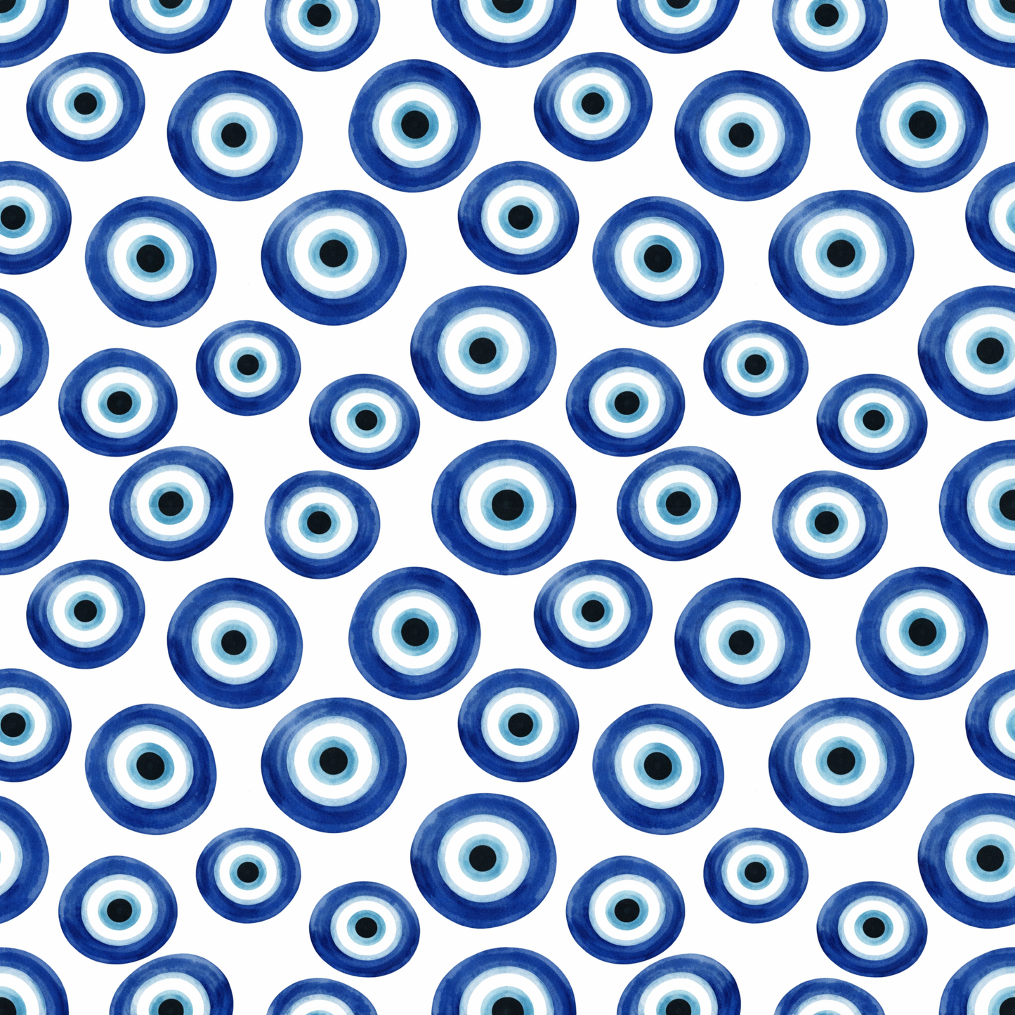 Blue Nazar Seamless Pattern