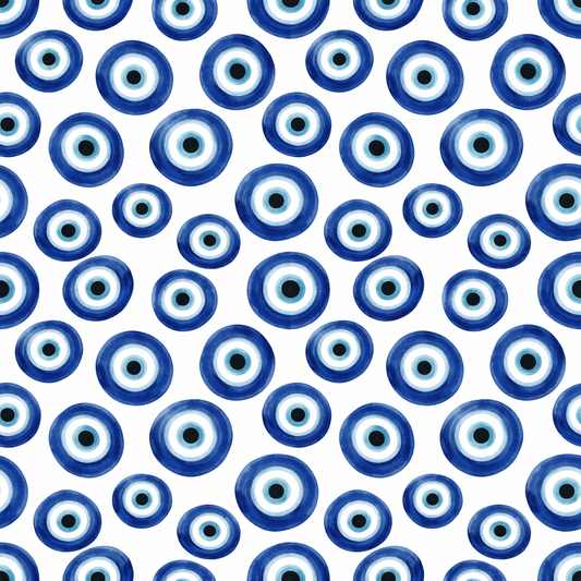 Blue Nazar Seamless Pattern
