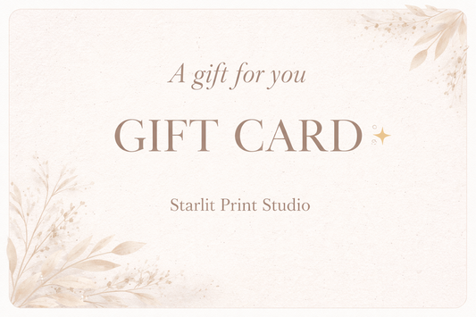 Starlit Print Studio Gift Card