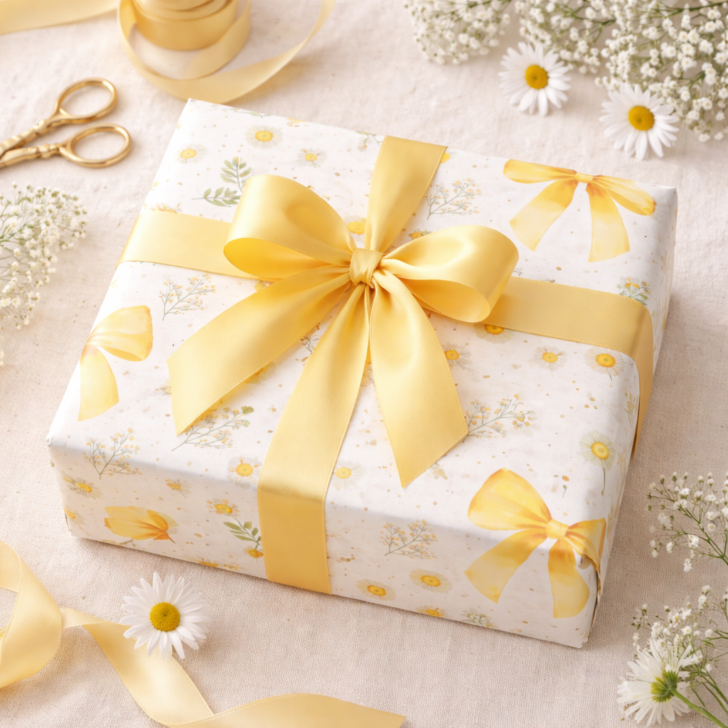 Buttercup Ribbon Seamless Pattern