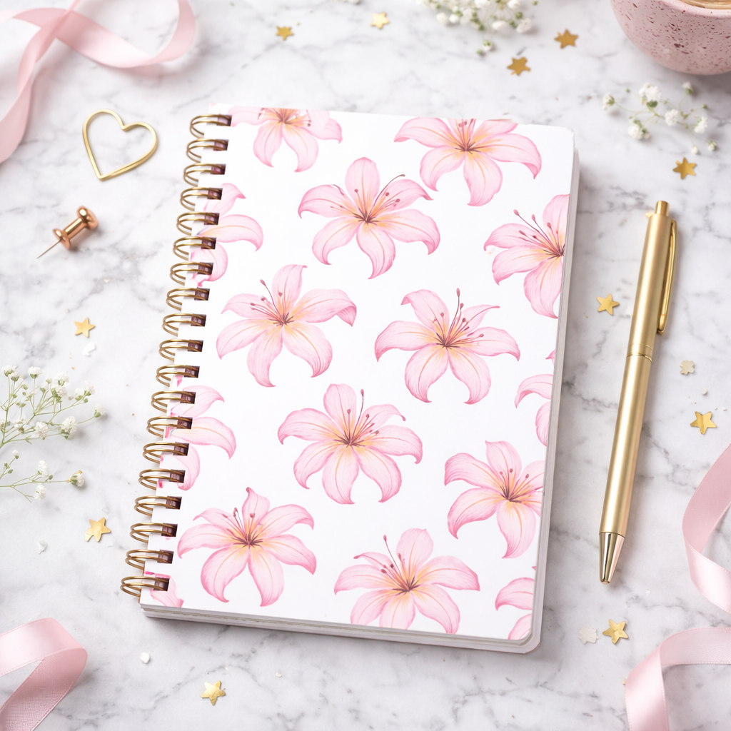 Lily Whisper Seamless Pattern