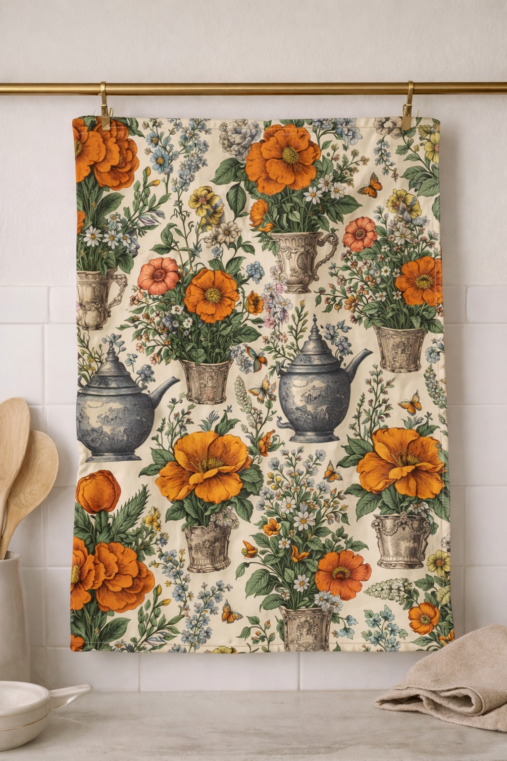 Victorian Botanica Seamless Pattern