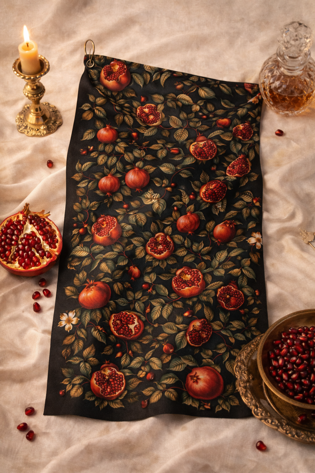 Gilded Grove Seamless Pattern