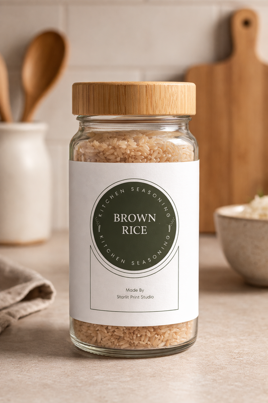 40 Kitchen Seasoning Labels - Canva Template