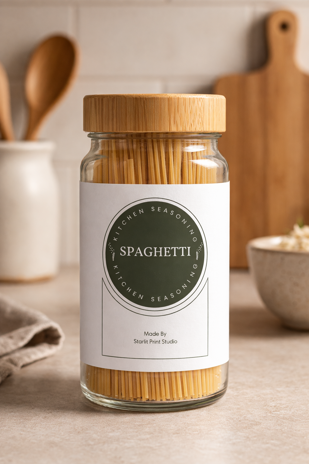 40 Kitchen Seasoning Labels - Canva Template