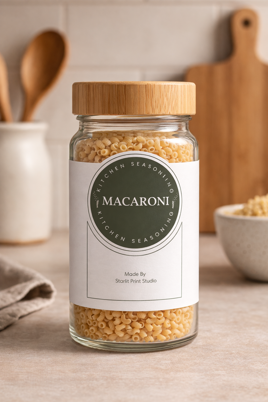 40 Kitchen Seasoning Labels - Canva Template