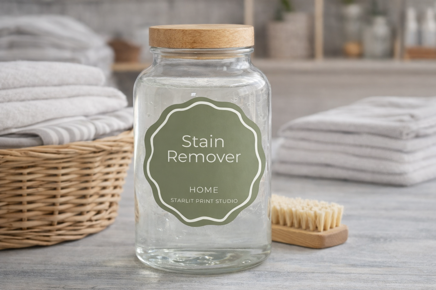 Botanical Home Organization Labels – 50 Label Set-Canva Template