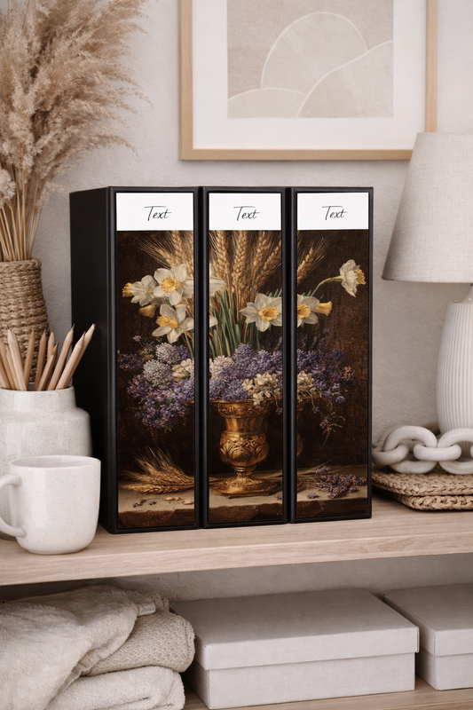 Harvest Elegance Binder Spine Cover
