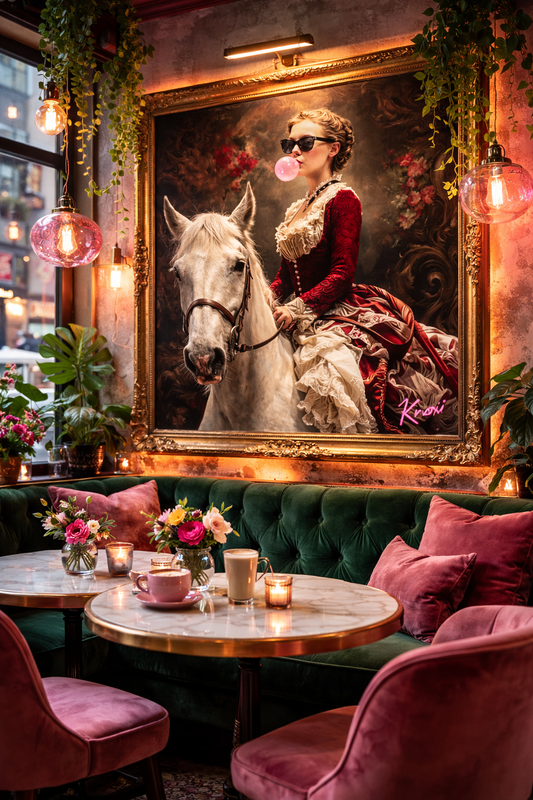 Royal Rebellion – Vintage Baroque Horse Printable Wall Art Instant download