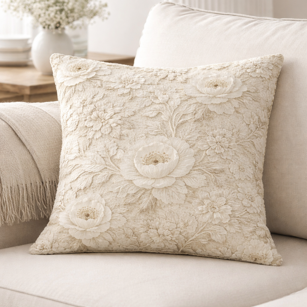 Ivory Heirloom Seamless Pattern