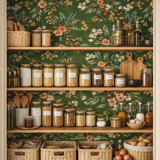 Olive Grove Botanica Seamless Pattern