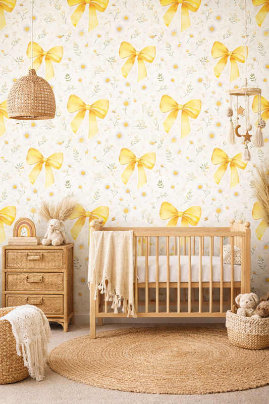 Buttercup Ribbon Seamless Pattern