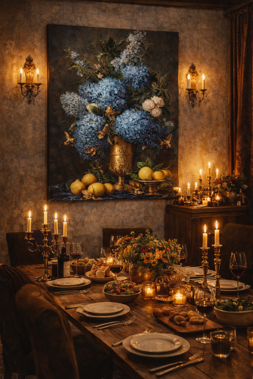 Blue Hydrangea