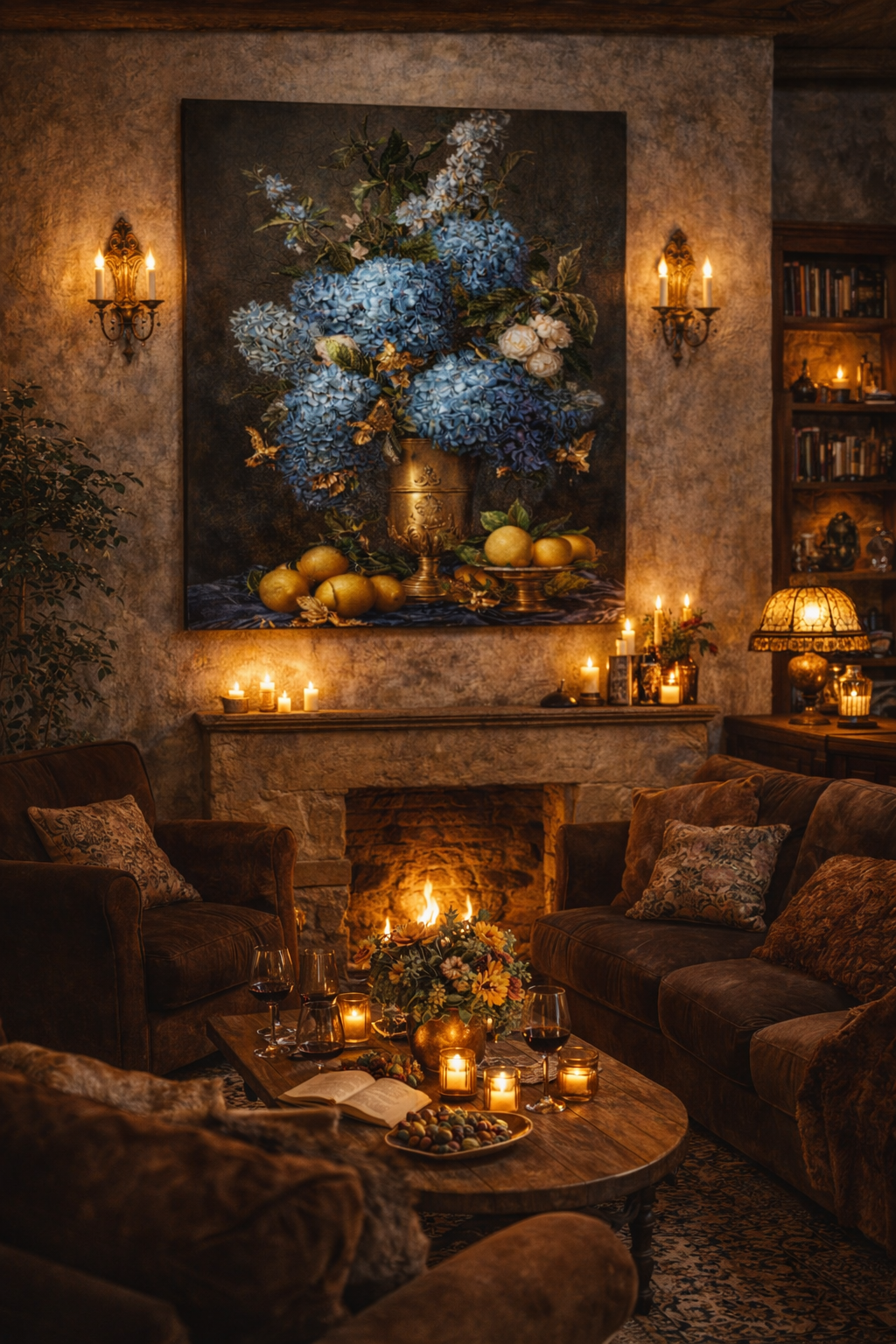 Blue Hydrangea