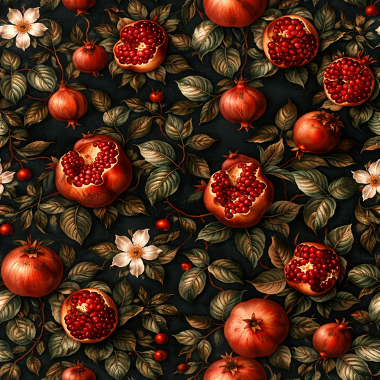 Gilded Grove Seamless Pattern