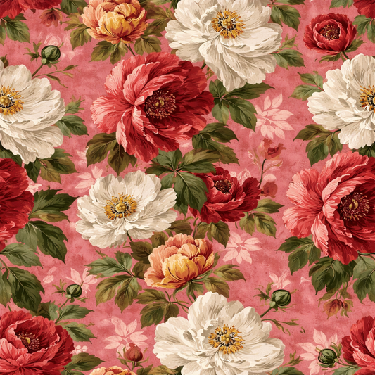 Imperial Bloom Seamless Pattern