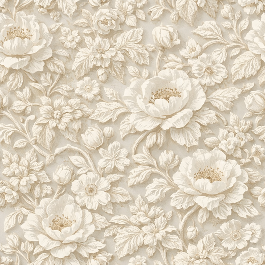Ivory Heirloom Seamless Pattern