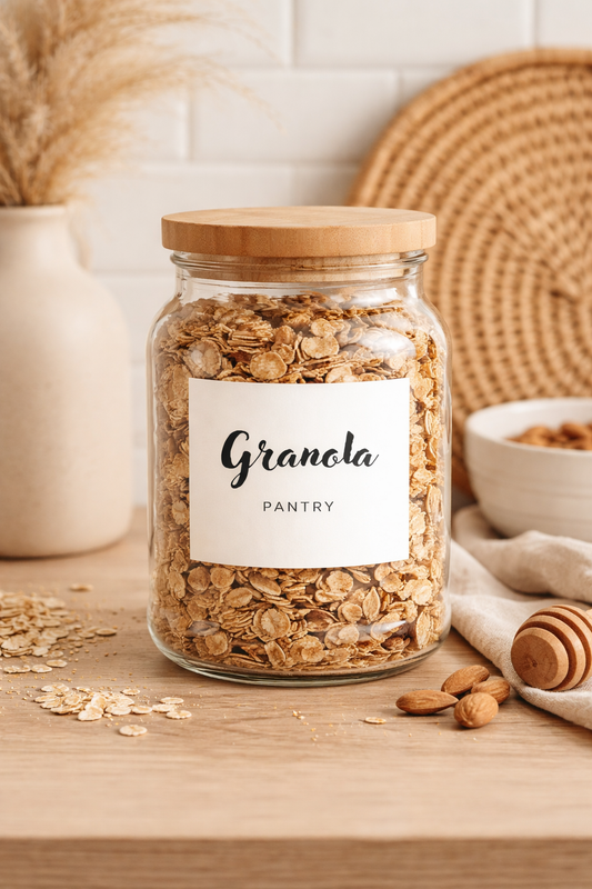 The Monochrome Pantry Collection – 140 Printable Labels