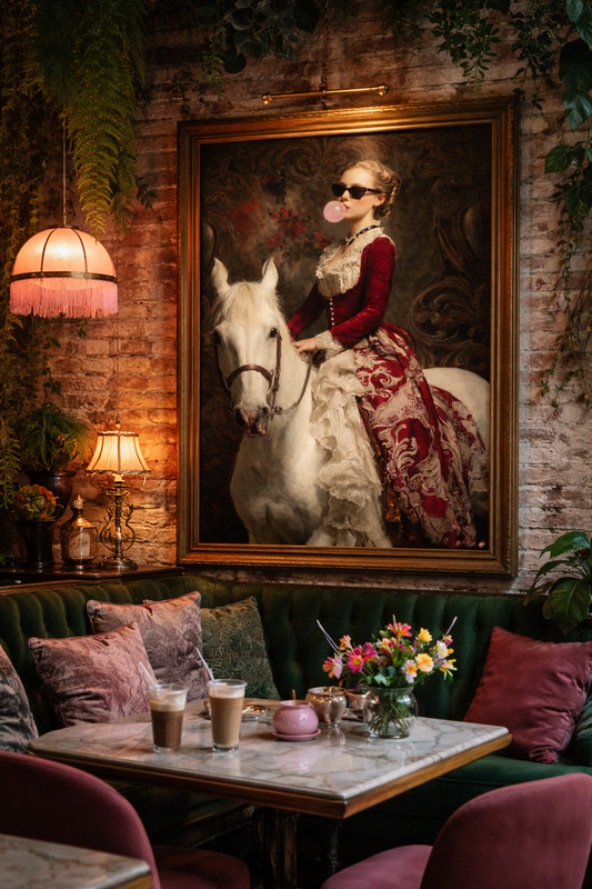 Luxury Baroque Collection – 5 Printable Wall Art Set