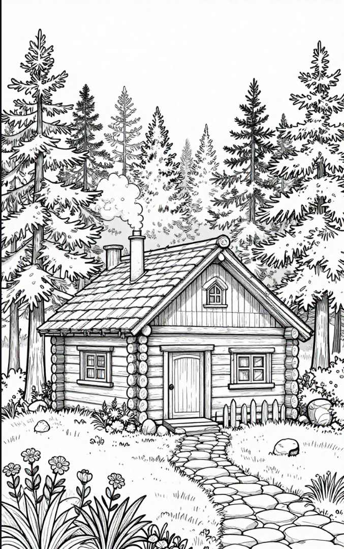 Nature Escape: A Coloring Adventure | 50 Coloring Pages | Digital PDF ...