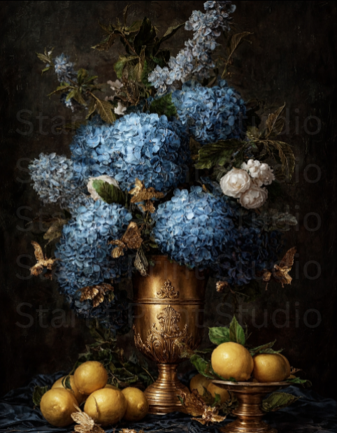 Blue Hydrangea