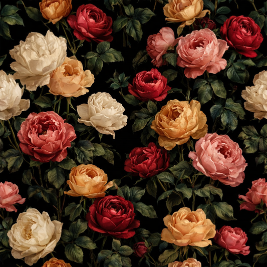 Tudor Court Botanica Seamless Pattern