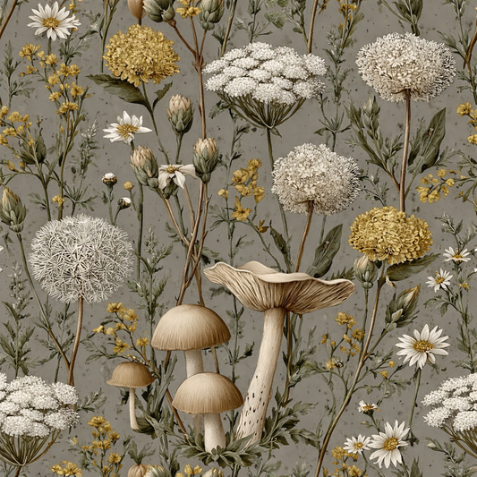 Victorian Field Seamless Pattern