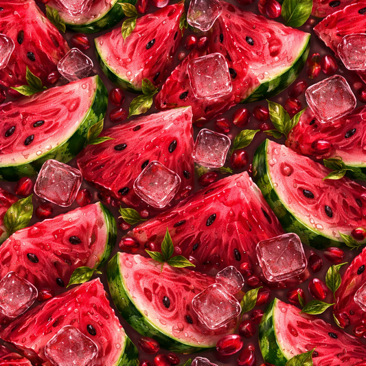 Watermelon Oasis Seamless pattern