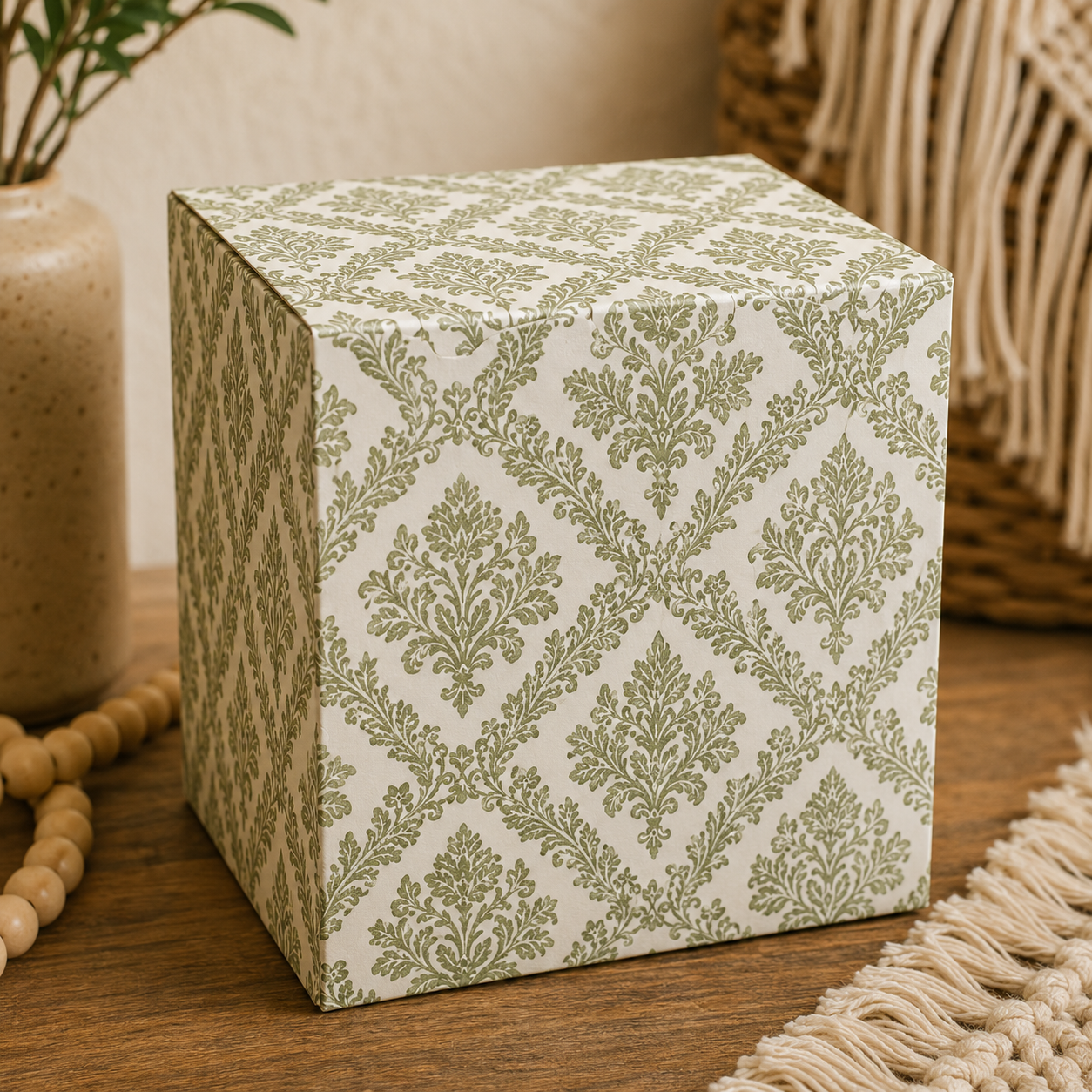 Botanical Gift Box Template Bundle (14 Designs) | Printable A4 & A3 Folding Box | Vintage Floral Packaging Set